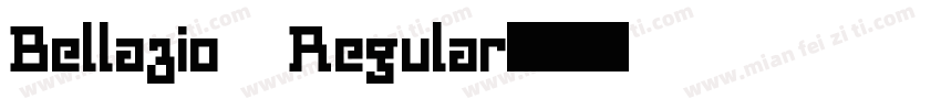 Bellazio Regular字体转换